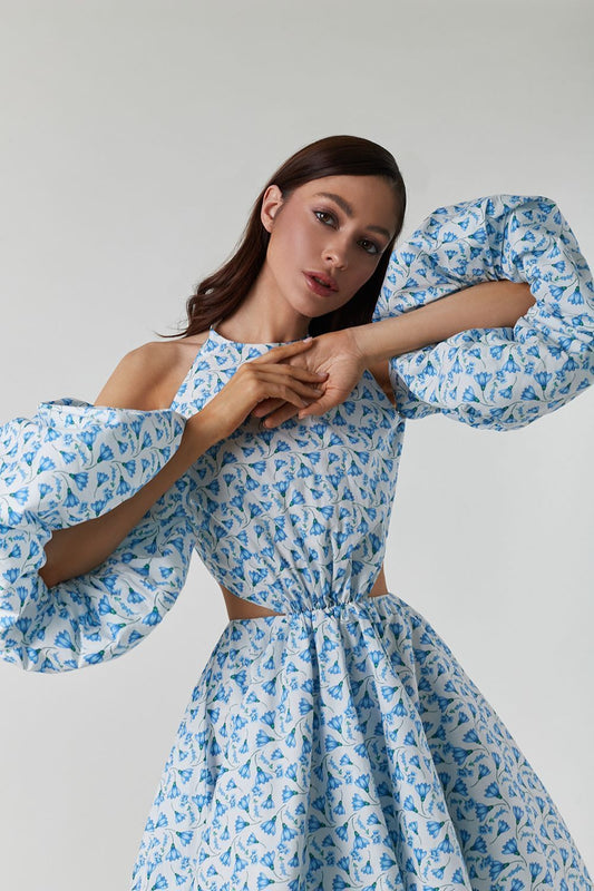 Cotton Cut-Out Dress