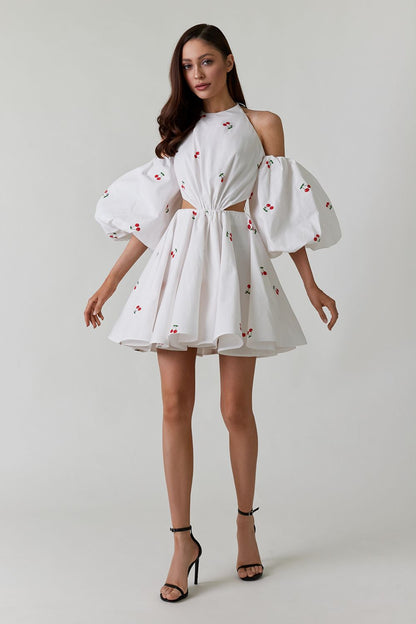 Cotton Cut-Out Dress