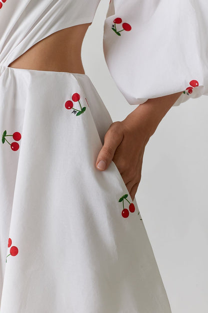 Cotton Cut-Out Dress