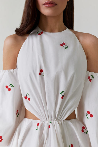 Cotton Cut-Out Dress