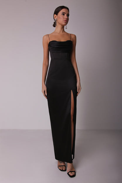 Bodycon Drape Maxi