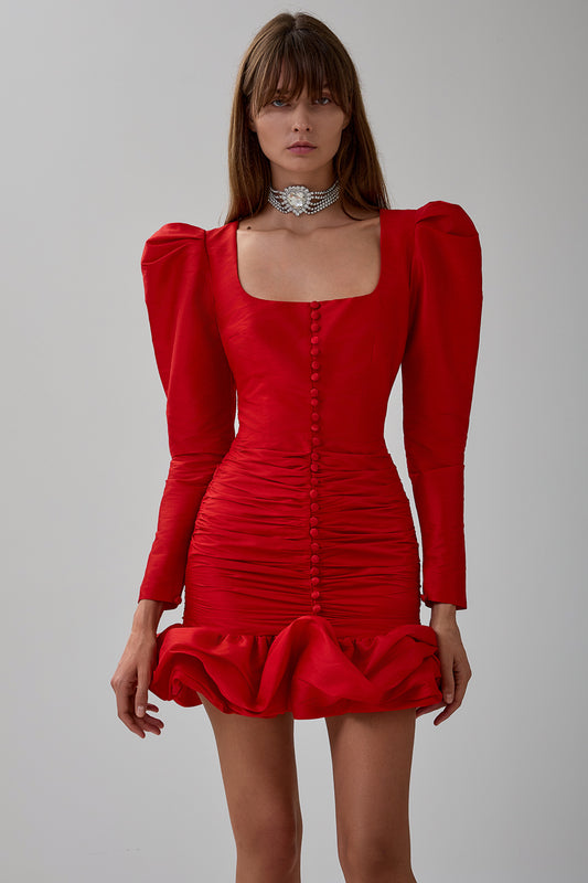 Textured party dress