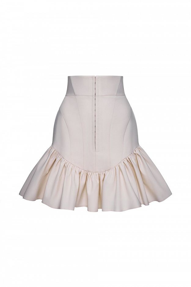 Ruffled Mini Skirt