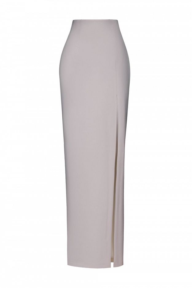 High-Slit Maxi Skirt