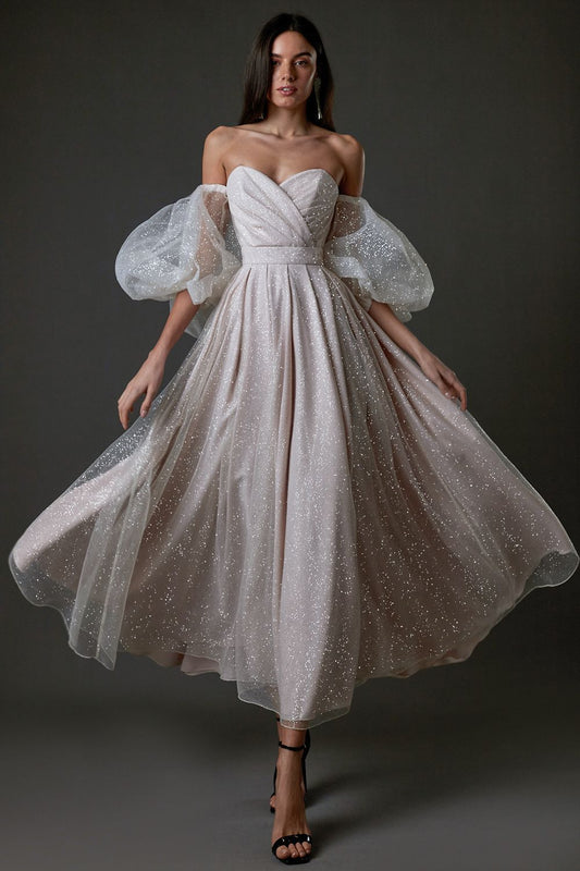 Stardust puff dress