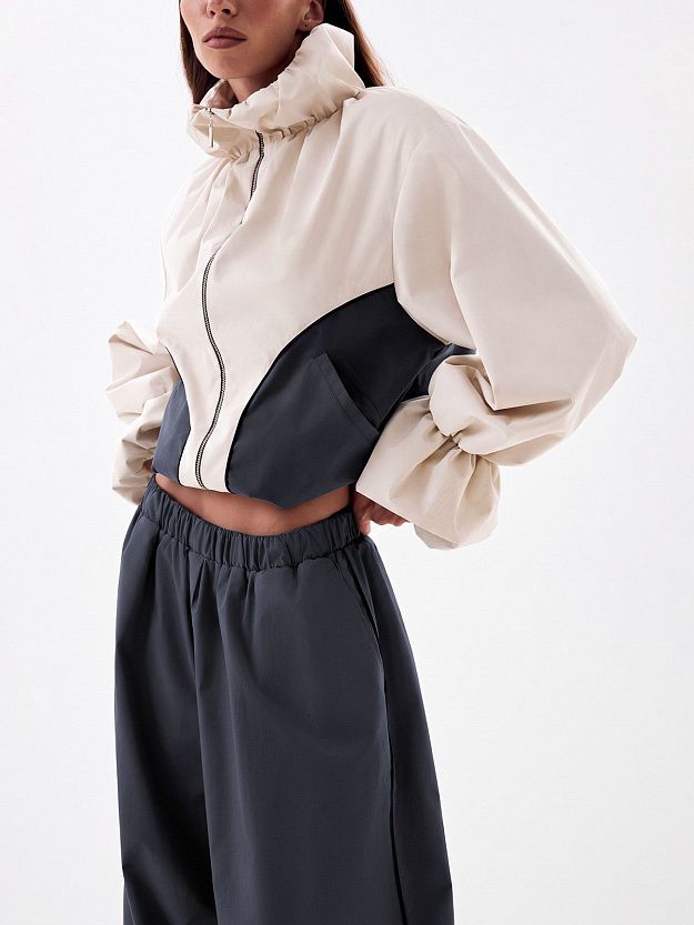 Relaxed-Fit Pants with Elastic Waist