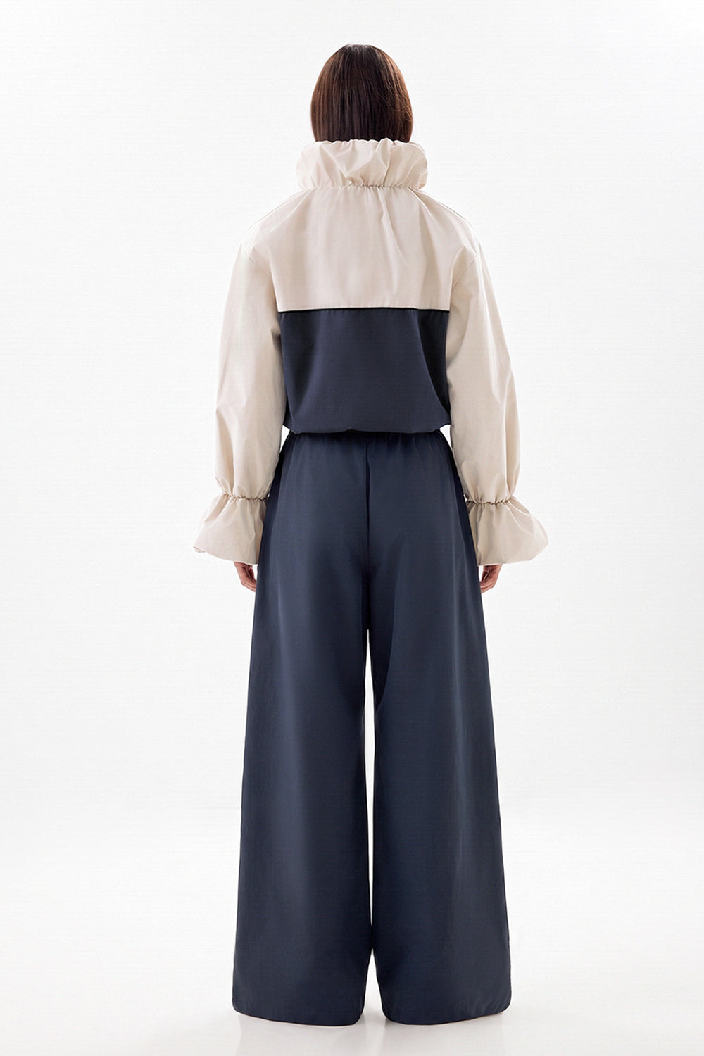 Relaxed-Fit Pants with Elastic Waist