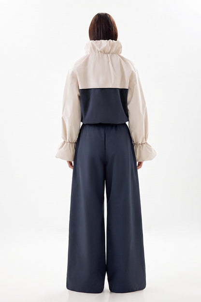 Relaxed-Fit Pants with Elastic Waist