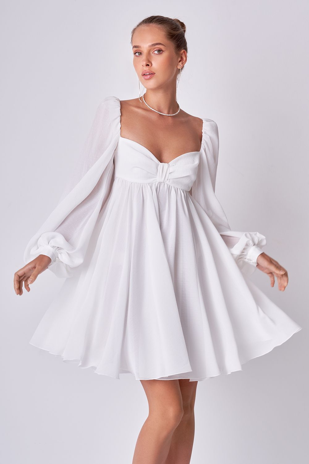 Babydoll chiffon dress