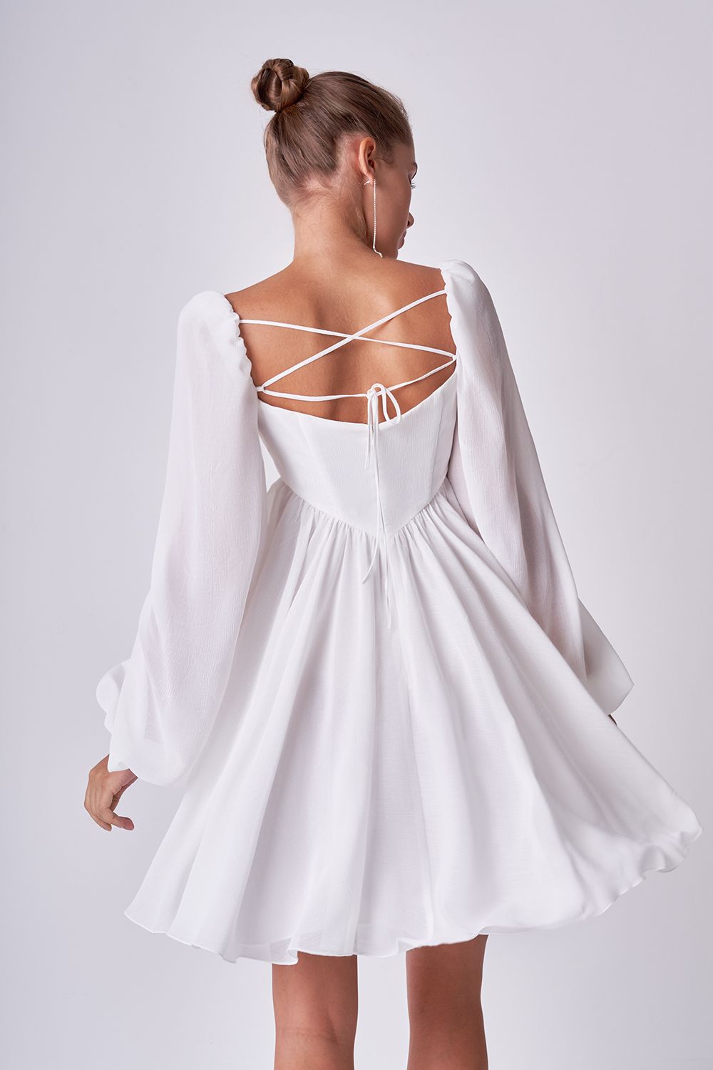 Babydoll chiffon dress
