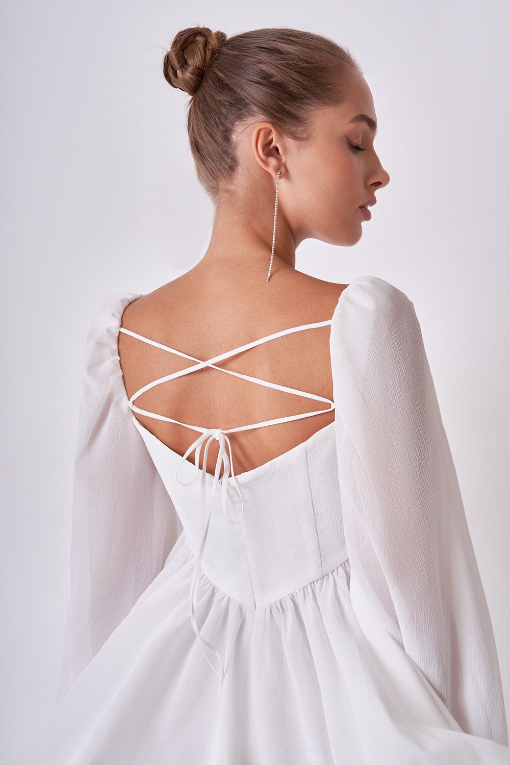 Babydoll chiffon dress