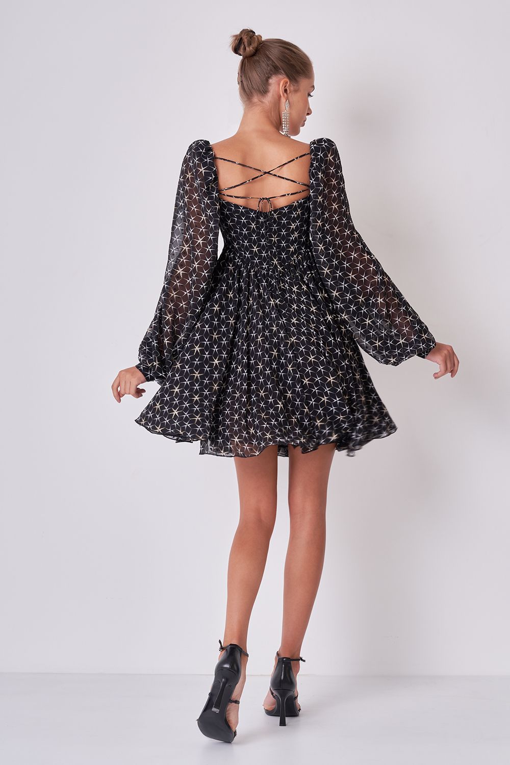 Babydoll chiffon dress