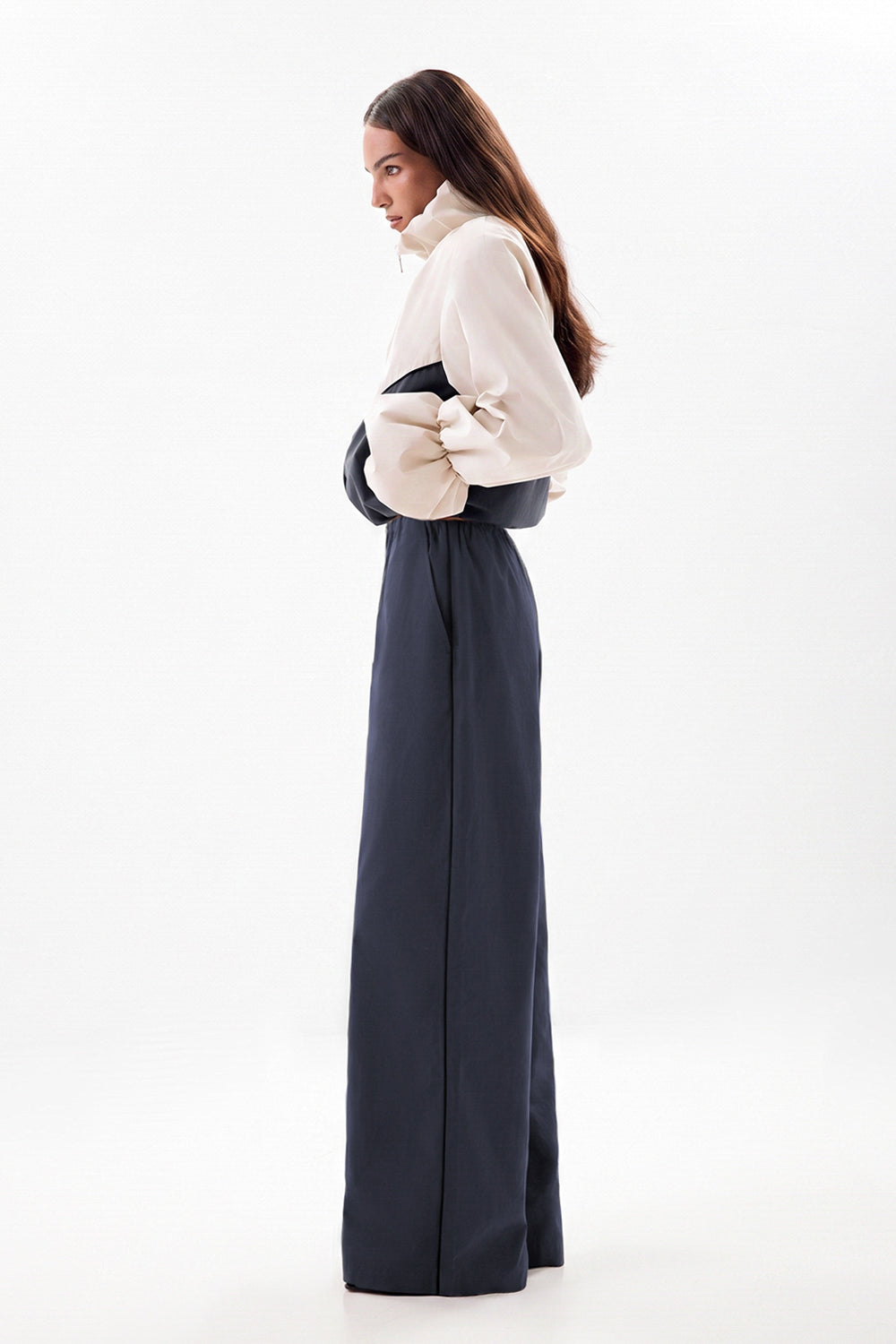 Relaxed-Fit Pants with Elastic Waist