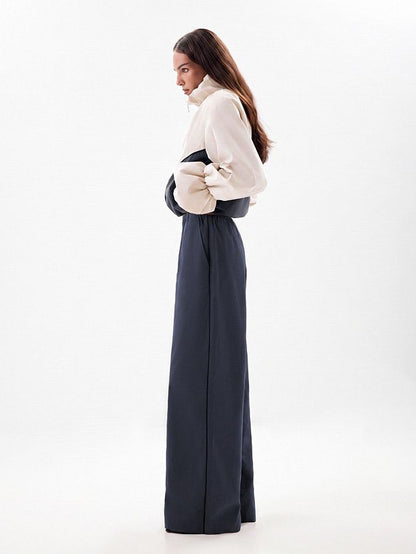 Relaxed-Fit Pants with Elastic Waist