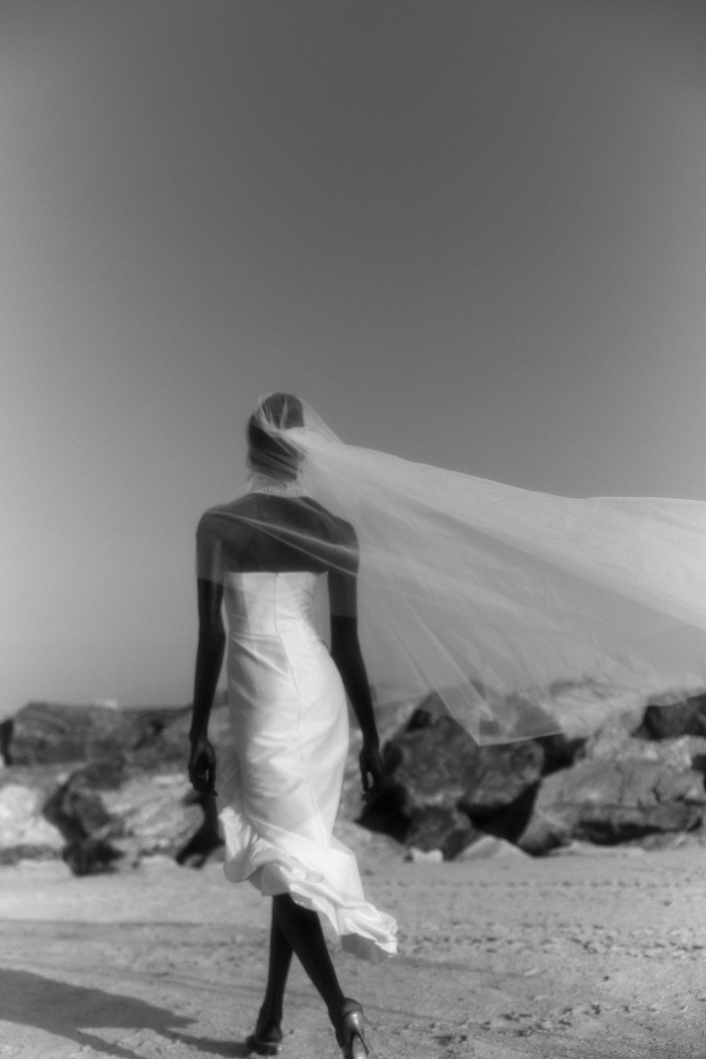 THE BRIDE. THE SEA. THE SUN. AND THE DRESS.