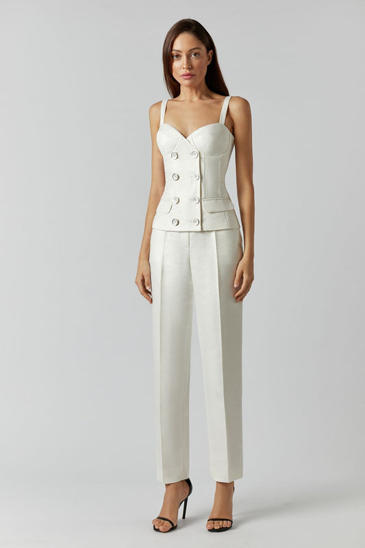 Straight-leg trousers