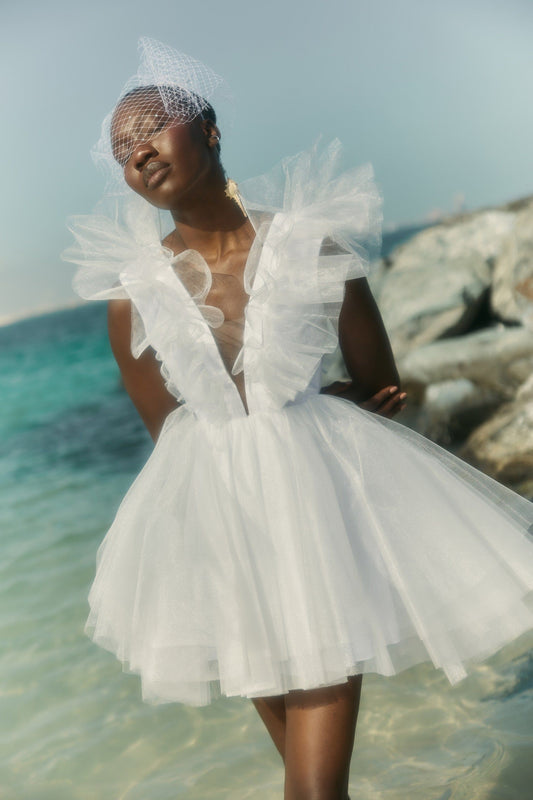 Tulle mini dress