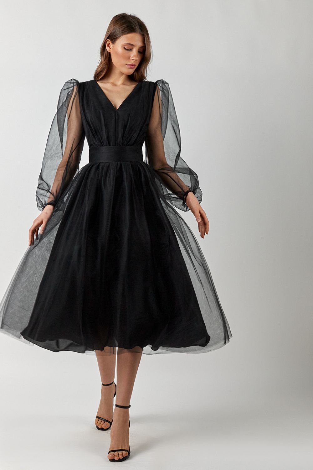Airy mesh dress
