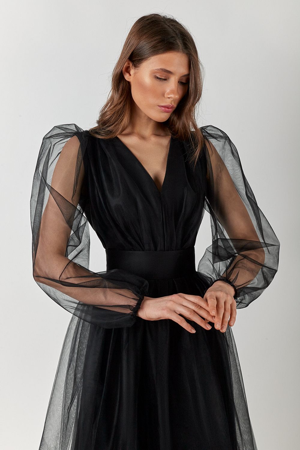 Airy mesh dress