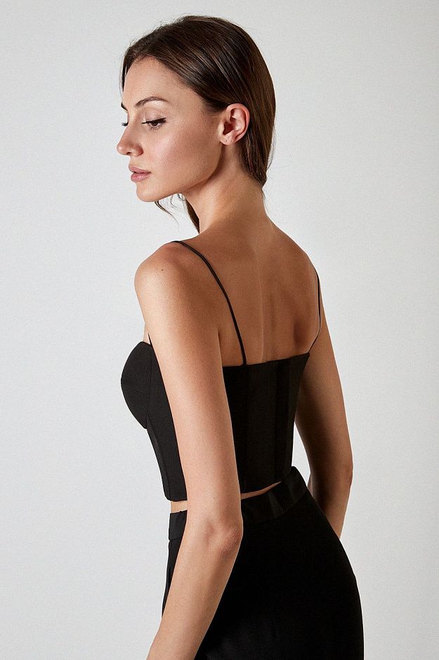 Crop Top with Thin Straps