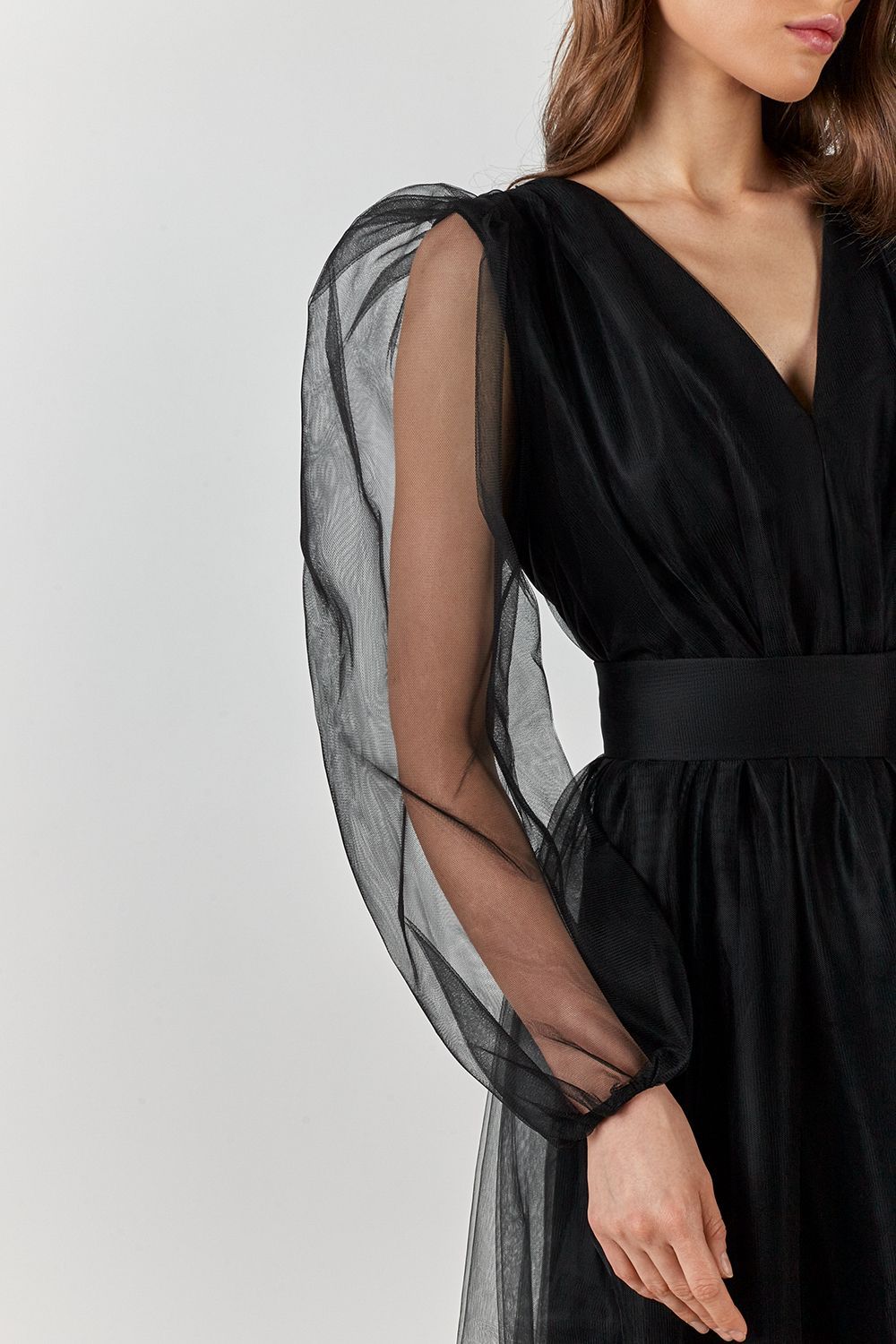 Airy mesh dress