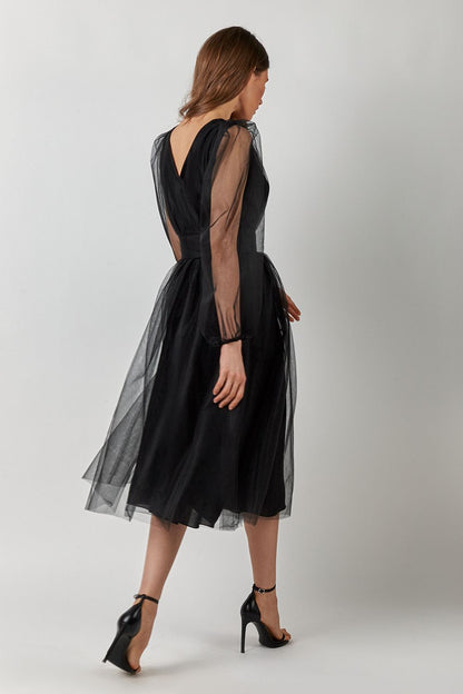 Airy mesh dress