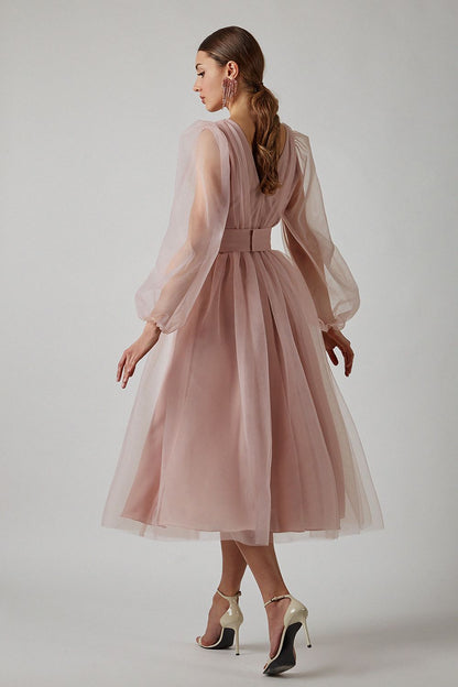 Airy mesh dress