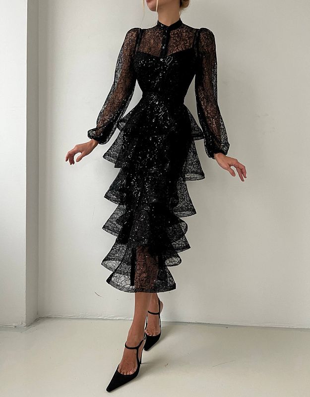 Tiered Two-Piece Dress