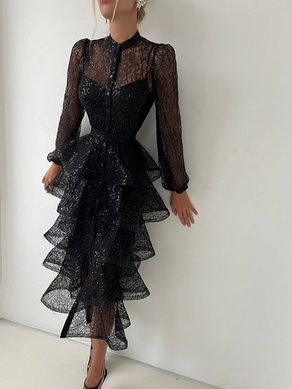 Tiered Two-Piece Dress