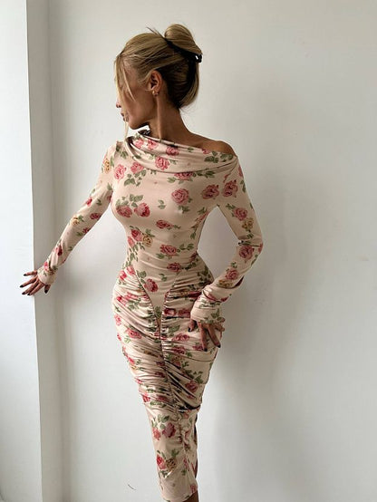 Midi Dress with Exclusive Print